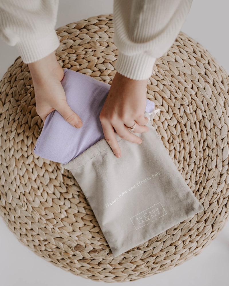 Best Baby wrap for newborns - Lavender Grey